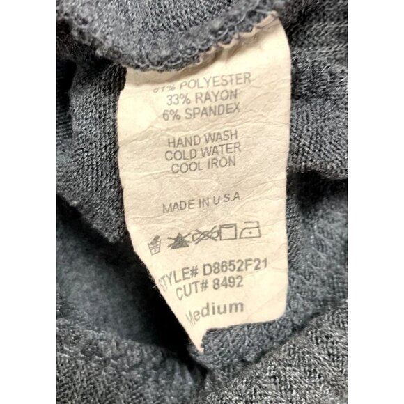 Forever Brand Grey Poncho Sweater Size Medium - Picture 4 of 4